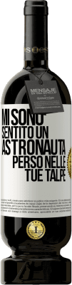 49,95 € Spedizione Gratuita | Vino rosso Edizione Premium MBS® Riserva Mi sono sentito un astronauta perso nelle tue talpe Etichetta Bianca. Etichetta personalizzabile Riserva 12 Mesi Raccogliere 2015 Tempranillo