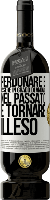 49,95 € Spedizione Gratuita | Vino rosso Edizione Premium MBS® Riserva Perdonare è essere in grado di andare nel passato e tornare illeso Etichetta Bianca. Etichetta personalizzabile Riserva 12 Mesi Raccogliere 2014 Tempranillo