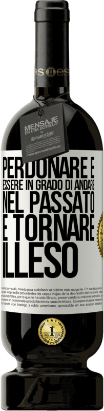 49,95 € Spedizione Gratuita | Vino rosso Edizione Premium MBS® Riserva Perdonare è essere in grado di andare nel passato e tornare illeso Etichetta Bianca. Etichetta personalizzabile Riserva 12 Mesi Raccogliere 2016 Tempranillo