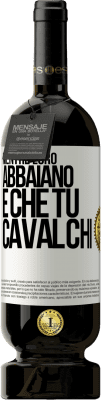 49,95 € Spedizione Gratuita | Vino rosso Edizione Premium MBS® Riserva Mentre loro abbaiano è che tu cavalchi Etichetta Bianca. Etichetta personalizzabile Riserva 12 Mesi Raccogliere 2015 Tempranillo