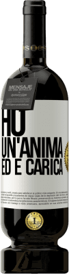 49,95 € Spedizione Gratuita | Vino rosso Edizione Premium MBS® Riserva Ho un'anima ed è carica Etichetta Bianca. Etichetta personalizzabile Riserva 12 Mesi Raccogliere 2016 Tempranillo