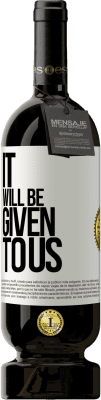 49,95 € 送料無料 | 赤ワイン プレミアム版 MBS® 予約する それは私たちに与えられます ホワイトラベル. カスタマイズ可能なラベル 予約する 12 月 収穫 2016 Tempranillo