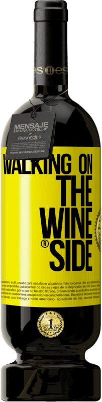 49,95 € 送料無料 | 赤ワイン プレミアム版 MBS® 予約する Walking on the Wine Side® 黄色のラベル. カスタマイズ可能なラベル 予約する 12 月 収穫 2015 Tempranillo