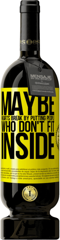 49,95 € 免费送货 | 红酒 高级版 MBS® 预订 也许把不适合的人放进去会伤心 黄色标签. 可自定义的标签 预订 12 个月 收成 2016 Tempranillo