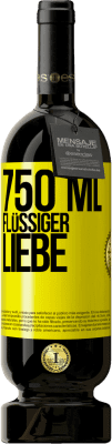 49,95 € Kostenloser Versand | Rotwein Premium Ausgabe MBS® Reserve 750 ml flüssiger Liebe Gelbes Etikett. Anpassbares Etikett Reserve 12 Monate Ernte 2014 Tempranillo