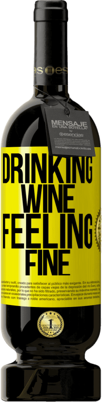 49,95 € Free Shipping | Red Wine Premium Edition MBS® Reserve Drinking wine, feeling fine Yellow Label. Customizable label Reserve 12 Months Harvest 2014 Tempranillo