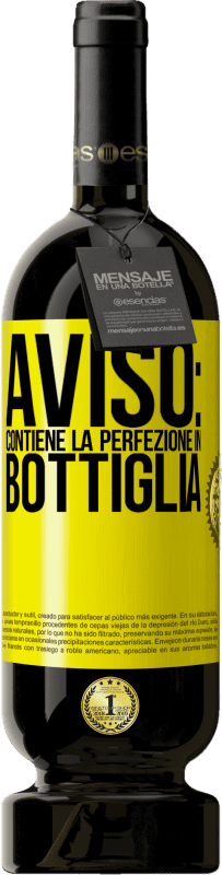 49,95 € Spedizione Gratuita | Vino rosso Edizione Premium MBS® Riserva Avviso: contiene la perfezione in bottiglia Etichetta Gialla. Etichetta personalizzabile Riserva 12 Mesi Raccogliere 2014 Tempranillo