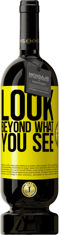 49,95 € 送料無料 | 赤ワイン プレミアム版 MBS® 予約する あなたが見るものを超えて見てください 黄色のラベル. カスタマイズ可能なラベル 予約する 12 月 収穫 2016 Tempranillo