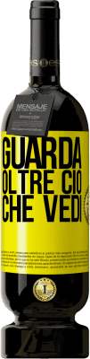 49,95 € Spedizione Gratuita | Vino rosso Edizione Premium MBS® Riserva Guarda oltre ciò che vedi Etichetta Gialla. Etichetta personalizzabile Riserva 12 Mesi Raccogliere 2016 Tempranillo