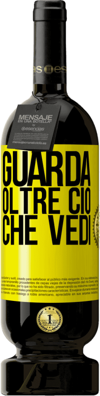 49,95 € Spedizione Gratuita | Vino rosso Edizione Premium MBS® Riserva Guarda oltre ciò che vedi Etichetta Gialla. Etichetta personalizzabile Riserva 12 Mesi Raccogliere 2016 Tempranillo