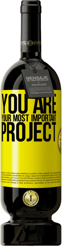 49,95 € Free Shipping | Red Wine Premium Edition MBS® Reserve You are your most important project Yellow Label. Customizable label Reserve 12 Months Harvest 2016 Tempranillo