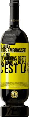 49,95 € Envoi gratuit | Vin rouge Édition Premium MBS® Réserve Là où ils vous embrassent et là où tu voudras rester cinq minutes de plus, c'est là Étiquette Jaune. Étiquette personnalisable Réserve 12 Mois Récolte 2014 Tempranillo