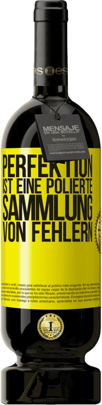 49,95 € Kostenloser Versand | Rotwein Premium Ausgabe MBS® Reserve Perfektion ist eine polierte Sammlung von Fehlern Gelbes Etikett. Anpassbares Etikett Reserve 12 Monate Ernte 2015 Tempranillo