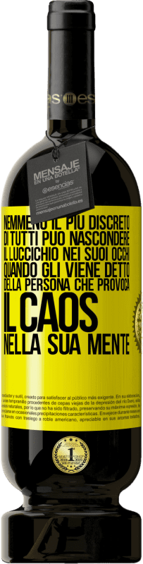 49,95 € Spedizione Gratuita | Vino rosso Edizione Premium MBS® Riserva Nemmeno il più discreto di tutti può nascondere il luccichio nei suoi occhi quando gli viene detto della persona che provoca Etichetta Gialla. Etichetta personalizzabile Riserva 12 Mesi Raccogliere 2015 Tempranillo