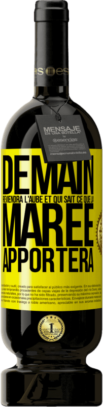 49,95 € Envoi gratuit | Vin rouge Édition Premium MBS® Réserve Demain reviendra l'aube et qui sait ce que la marée apportera Étiquette Jaune. Étiquette personnalisable Réserve 12 Mois Récolte 2015 Tempranillo