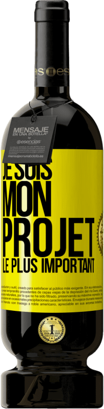 49,95 € Envoi gratuit | Vin rouge Édition Premium MBS® Réserve Je suis mon projet le plus important Étiquette Jaune. Étiquette personnalisable Réserve 12 Mois Récolte 2015 Tempranillo