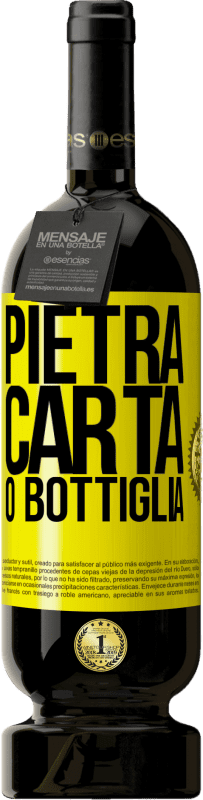 49,95 € Spedizione Gratuita | Vino rosso Edizione Premium MBS® Riserva Pietra, carta o bottiglia Etichetta Gialla. Etichetta personalizzabile Riserva 12 Mesi Raccogliere 2015 Tempranillo