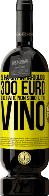 49,95 € Spedizione Gratuita | Vino rosso Edizione Premium MBS® Riserva Se hai un portafoglio di 300 euro e ne hai 10, non sono il tuo vino Etichetta Gialla. Etichetta personalizzabile Riserva 12 Mesi Raccogliere 2014 Tempranillo