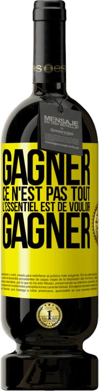 49,95 € Envoi gratuit | Vin rouge Édition Premium MBS® Réserve Gagner ce n'est pas tout, l'essentiel est de vouloir gagner Étiquette Jaune. Étiquette personnalisable Réserve 12 Mois Récolte 2015 Tempranillo