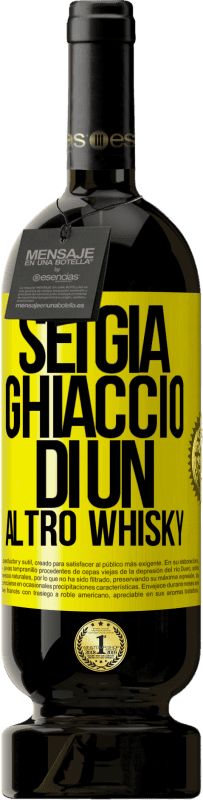 49,95 € Spedizione Gratuita | Vino rosso Edizione Premium MBS® Riserva Sei già ghiaccio di un altro whisky Etichetta Gialla. Etichetta personalizzabile Riserva 12 Mesi Raccogliere 2015 Tempranillo