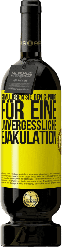 49,95 € Kostenloser Versand | Rotwein Premium Ausgabe MBS® Reserve Stimulieren Sie den G-Punkt für eine unvergessliche Ejakulation Gelbes Etikett. Anpassbares Etikett Reserve 12 Monate Ernte 2016 Tempranillo