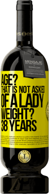 49,95 € 免费送货 | 红酒 高级版 MBS® 预订 年龄？那不是问一位女士。体重吗38年 黄色标签. 可自定义的标签 预订 12 个月 收成 2015 Tempranillo