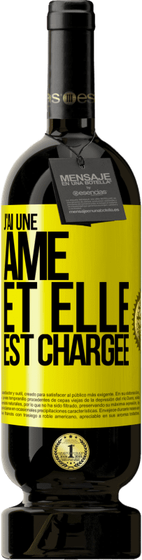 49,95 € Envoi gratuit | Vin rouge Édition Premium MBS® Réserve J'ai une âme et elle est chargée Étiquette Jaune. Étiquette personnalisable Réserve 12 Mois Récolte 2016 Tempranillo