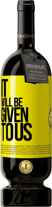 49,95 € 免费送货 | 红酒 高级版 MBS® 预订 会给我们的 黄色标签. 可自定义的标签 预订 12 个月 收成 2016 Tempranillo