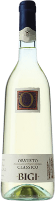 8,95 € Бесплатная доставка | Белое вино Bigi Классический D.O.C. Orvieto Umbria Италия Malvasia — Мальвасия, Trebbiano — Треббиано, Verdejo — Вердехо, Grechetto — Грекетто, Drupeggio — Друпеджо 75 cl