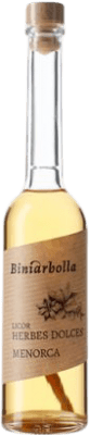 127,95 € Envío gratis | Licor de Hierbas Biniarbolla Dulce Islas Baleares España Botellín Miniatura 5 cl