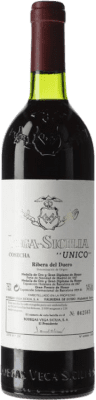 1 233,95 € Spedizione Gratuita | Vino Rosso Vega Sicilia Único Gran Riserva 1987 D.O. Ribera del Duero Castilla y León Spagna Merlot, Cabernet Sauvignon, Tinta 75 cl