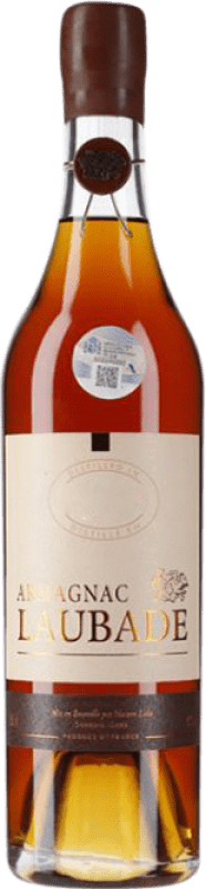 142,95 € Envio grátis | Armagnac Château de Laubade I.G.P. Bas Armagnac França 70 cl