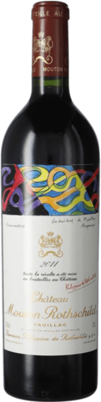 877,95 € 免费送货 | 红葡萄酒 Château Mouton-Rothschild 波尔多 法国 Merlot — 梅洛, Cabernet Sauvignon — 赤霞珠, Cabernet Franc — 品丽珠 75 cl