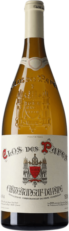 253,95 € 送料無料 | 白ワイン Clos des Papes A.O.C. Châteauneuf-du-Pape ローヌ フランス Garnacha — グルナッシュ, Roussanne — ルーサンヌ, Picapoll — ピカポル, Bourboulenc — ブルブランク, Clairette — クレレット マグナムボトル 1,5 L