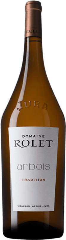 77,95 € Kostenloser Versand | Weißwein Domaine Rolet Traditionell A.O.C. Arbois Jura Frankreich Chardonnay, Savagnin Magnumflasche 1,5 L