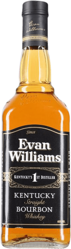 26,95 € Free Shipping | Bourbon Whisky Marie Brizard Evan Williams Black Black Edition Kentucky United States 1 L