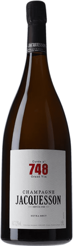 217,95 € Spedizione Gratuita | Spumante Bianco Jacquesson 748 Cuvée A.O.C. Champagne champagne Francia Bottiglia Magnum 1,5 L
