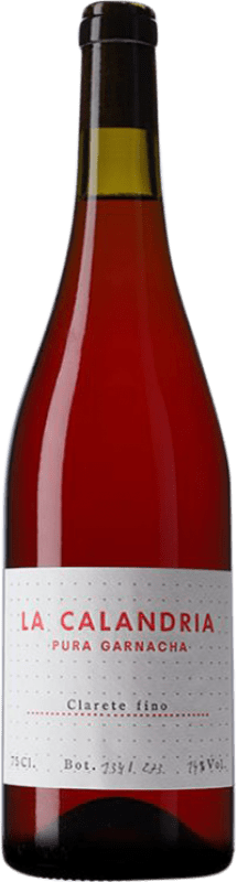 22,95 € Free Shipping | Rosé Wine La Calandria Clarete Fino D.O. Navarra Navarre Spain Garnacha — Grenache 75 cl
