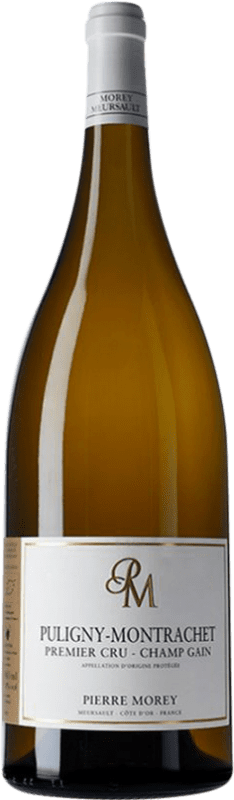 781,95 € Envio grátis | Vinho Branco Pierre Morey Champ Gain 1er Premier Cru A.O.C. Puligny-Montrachet Borgonha França Chardonnay Garrafa Magnum 1,5 L