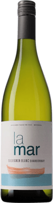14,95 € Envio grátis | Vinho Branco Zuccardi La Mar Sauvignon Blanc Chardonnay I.G. Mendoza Mendoza Argentina Chardonnay, Sauvignon 75 cl