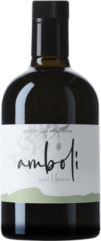 34,95 € Spedizione Gratuita | Olio d'Oliva Amboli Sevillenca EVO Extra Vergine Spagna Bottiglia Medium 50 cl