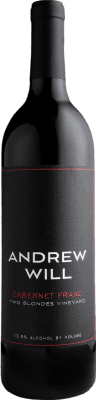74,95 € Spedizione Gratuita | Vino Rosso Andrew Will Two Blondes Washington stati Uniti Cabernet Franc 75 cl