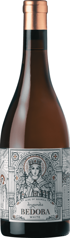 23,95 € Envío gratis | Vino Blanco Bedoba I.G. Kakheti Kakheti Georgia Rkatsiteli, Kisi 75 cl