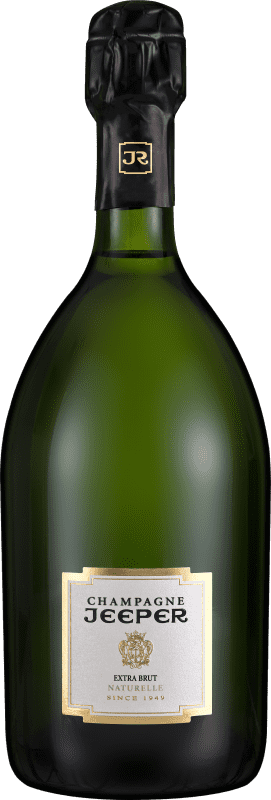86,95 € Free Shipping | White Sparkling Wine Jeeper Naturelle Extra Brut A.O.C. Champagne Champagne France Pinot Noir, Chardonnay 75 cl
