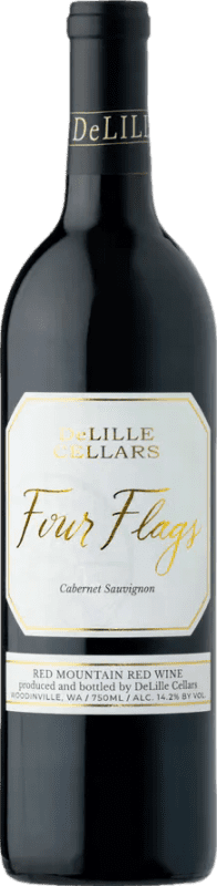 129,95 € 送料無料 | 赤ワイン DeLille Cellars Four Flags Washington アメリカ Cabernet Sauvignon — カベルネ・ソーヴィニヨン 75 cl