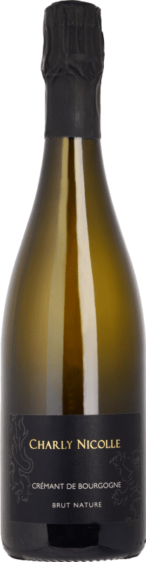 36,95 € Spedizione Gratuita | Spumante Bianco Charly Nicolle Brut Nature A.O.C. Crémant de Bourgogne Borgogna Francia Pinot Nero 75 cl