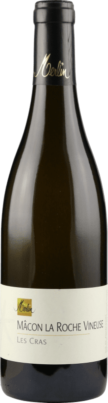 48,95 € Spedizione Gratuita | Vino Bianco Olivier Merlin Les Cras A.O.C. Mâcon-La Roche-Vineuse Borgogna Francia Chardonnay 75 cl
