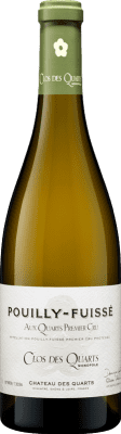 86,95 € Envio grátis | Vinho Branco Château des Quarts Aux Quarts 1er Premier Cru A.O.C. Pouilly-Fuissé Borgonha França Chardonnay 75 cl