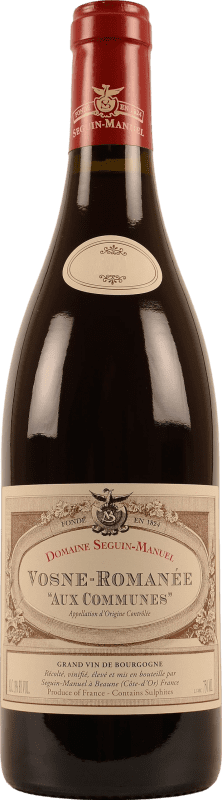 138,95 € 送料無料 | 赤ワイン Seguin-Manuel Aux Communes A.O.C. Vosne-Romanée ブルゴーニュ フランス Pinot Noir — ピノ・ノワール 75 cl