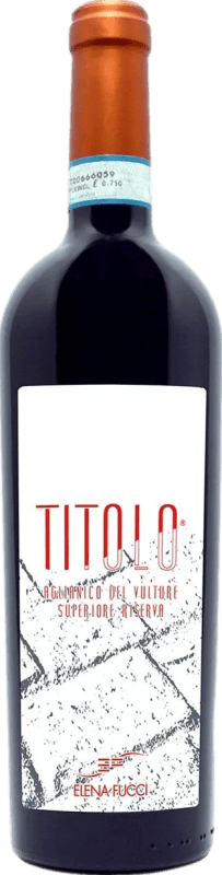 123,95 € 送料無料 | 赤ワイン Elena Fucci Titolo 上級 レセルバ D.O.C. Aglianico del Vulture バジリカータ イタリア Aglianico — アリアニコ 75 cl